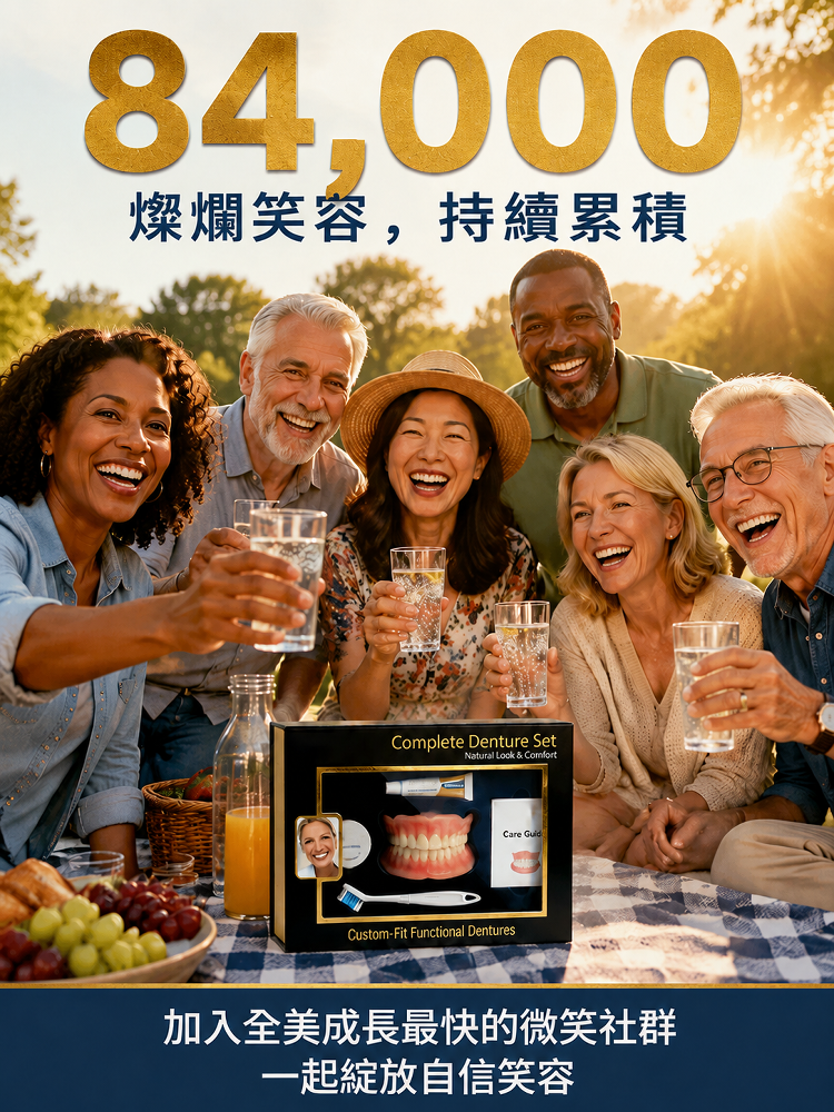【口腔重塑大師】送你完美微笑全包假牙套裝