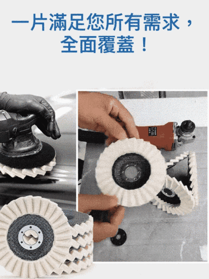羊毛氈百葉輪拋光盤