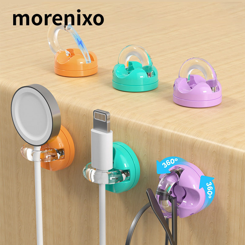 ตะขอเปิดสายแม่เหล็กแบบหมุนได้ (แพ็ค 6 ชิ้น)