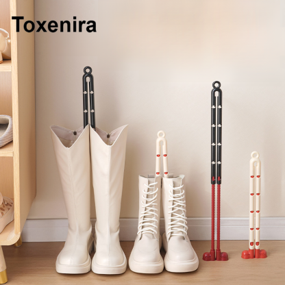 สายรัดยืดหยุ่นที่ทนทานต่อรอยยับและการเสียรูปสำหรับรองเท้าบูทยาวและสั้น (แพ็ค 4 ชิ้น)