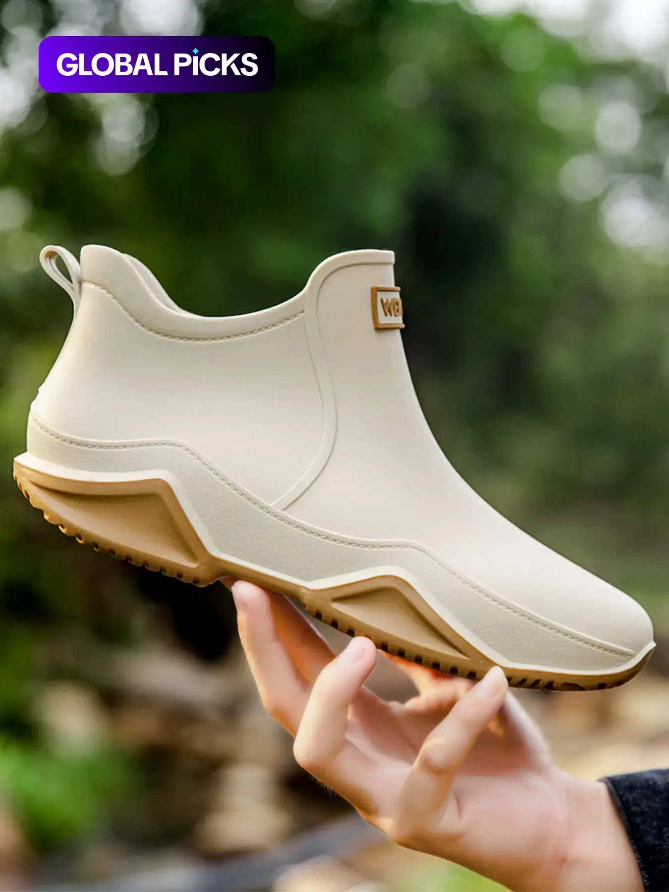 Women's Fashionable Letter Label Design Ankle Boots