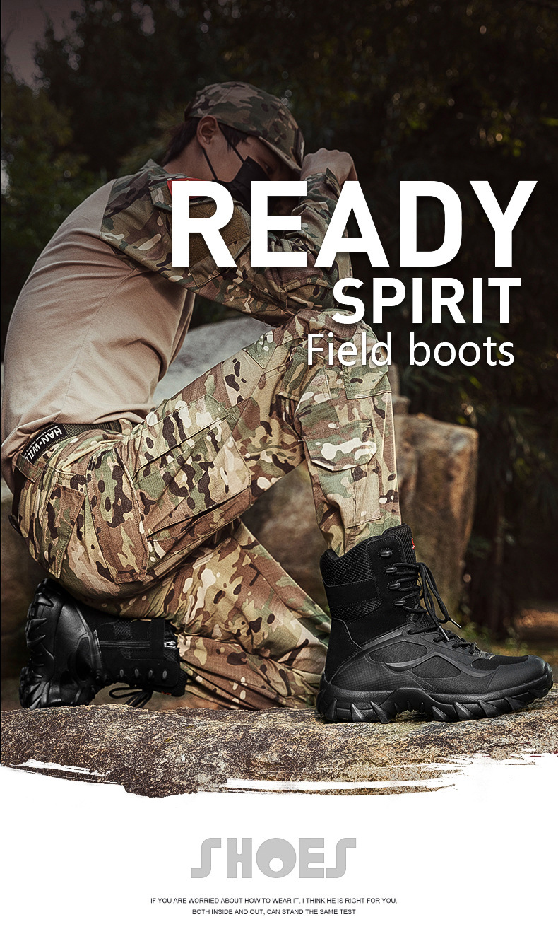 Men's Military Tactical Work Boots