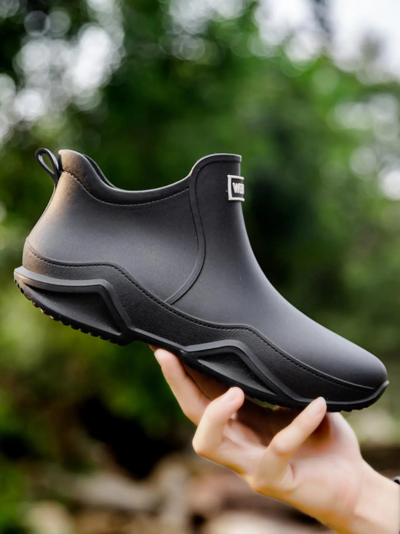 Women's Fashionable Letter Label Design Ankle Boots