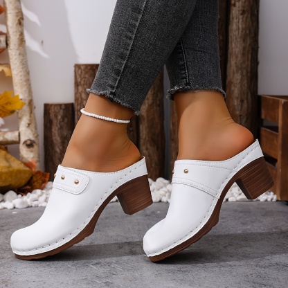 Women's Summer Travel Essentials High Heel Slippers