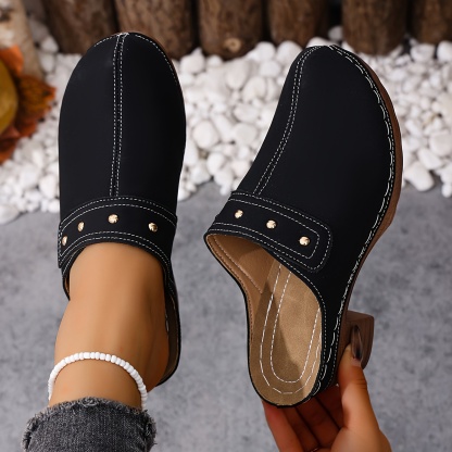 Women's Summer Travel Essentials High Heel Slippers