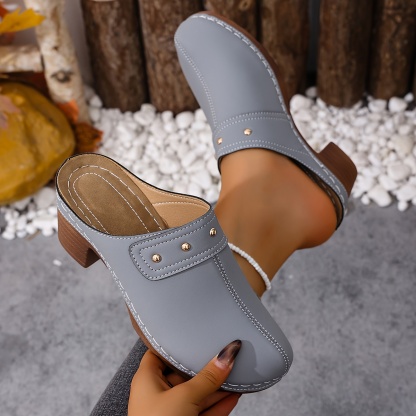 Women's Summer Travel Essentials High Heel Slippers