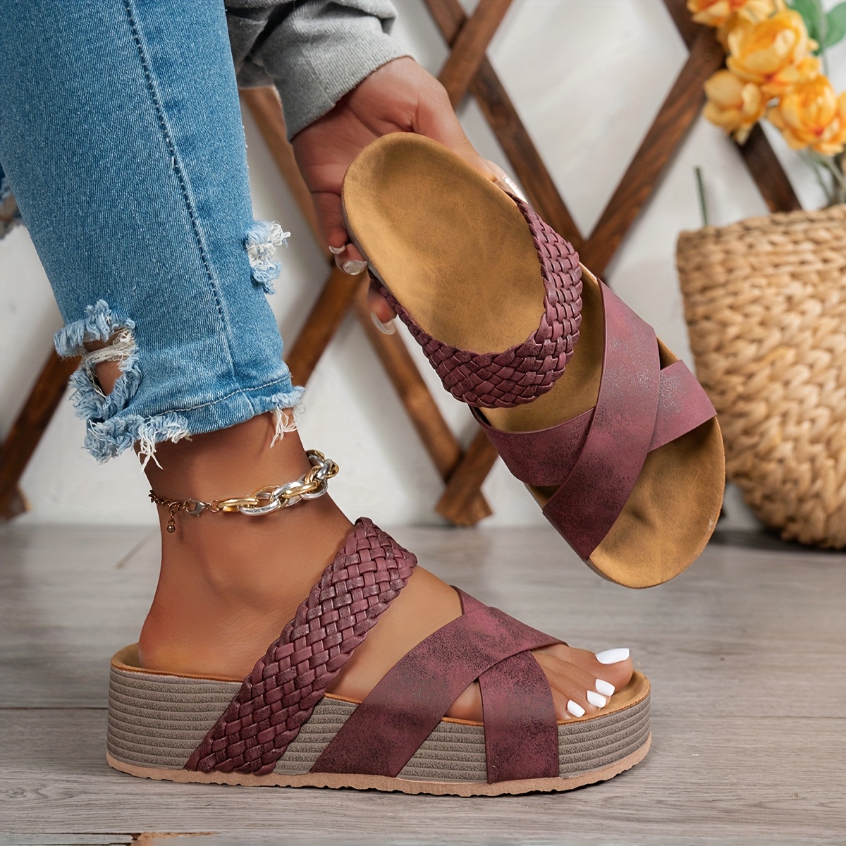 Women's Vintage Woven Slip-On