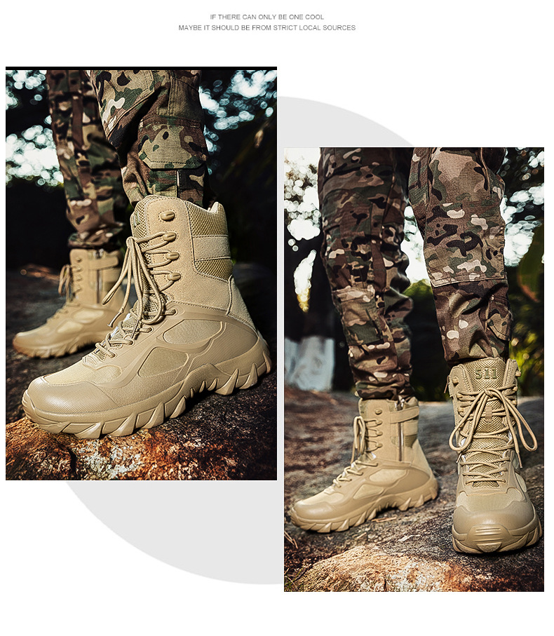 Men's Military Tactical Work Boots