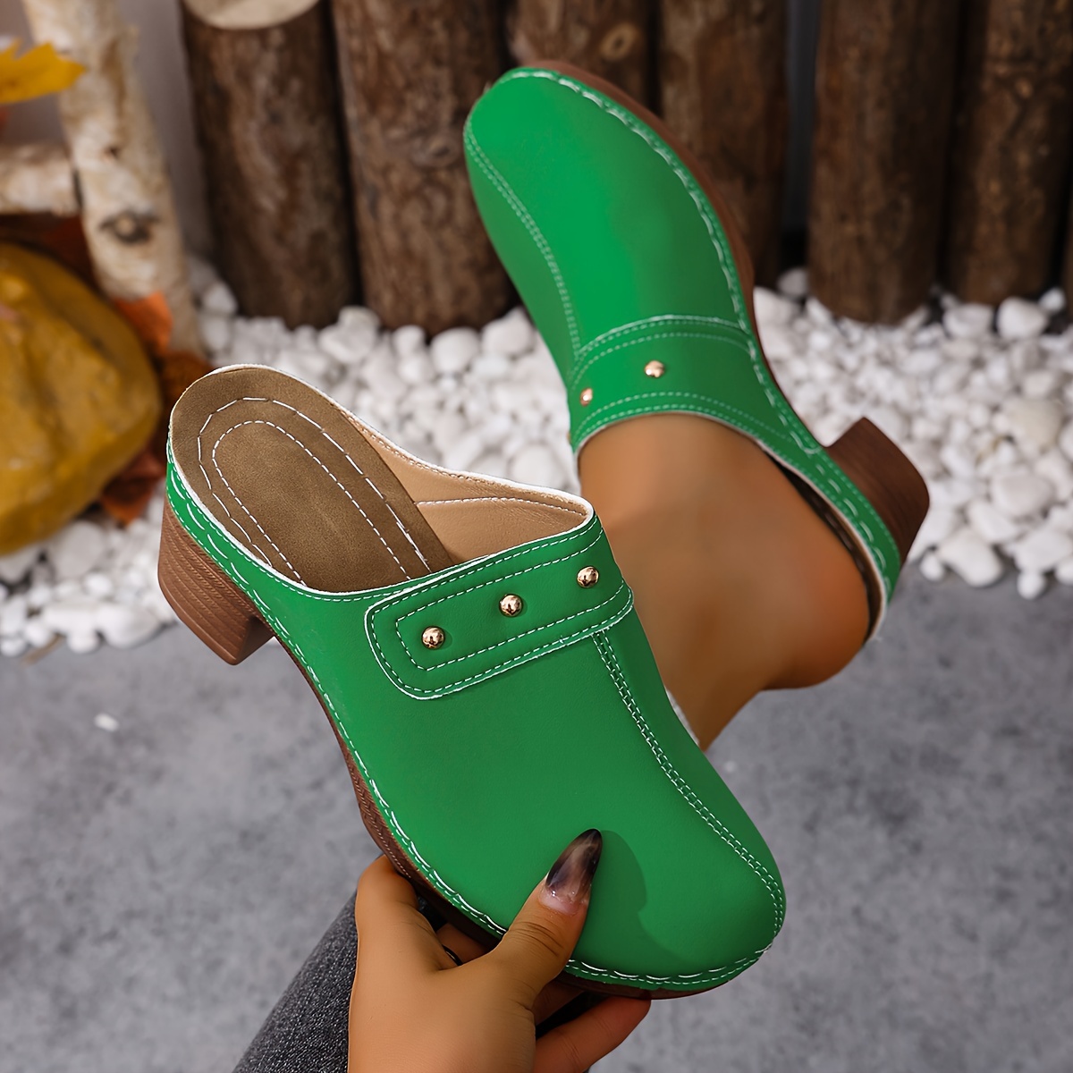 Women's Summer Travel Essentials High Heel Slippers