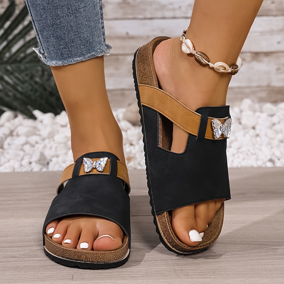 Women'S Retro Thick-Soled Bixson Sandals