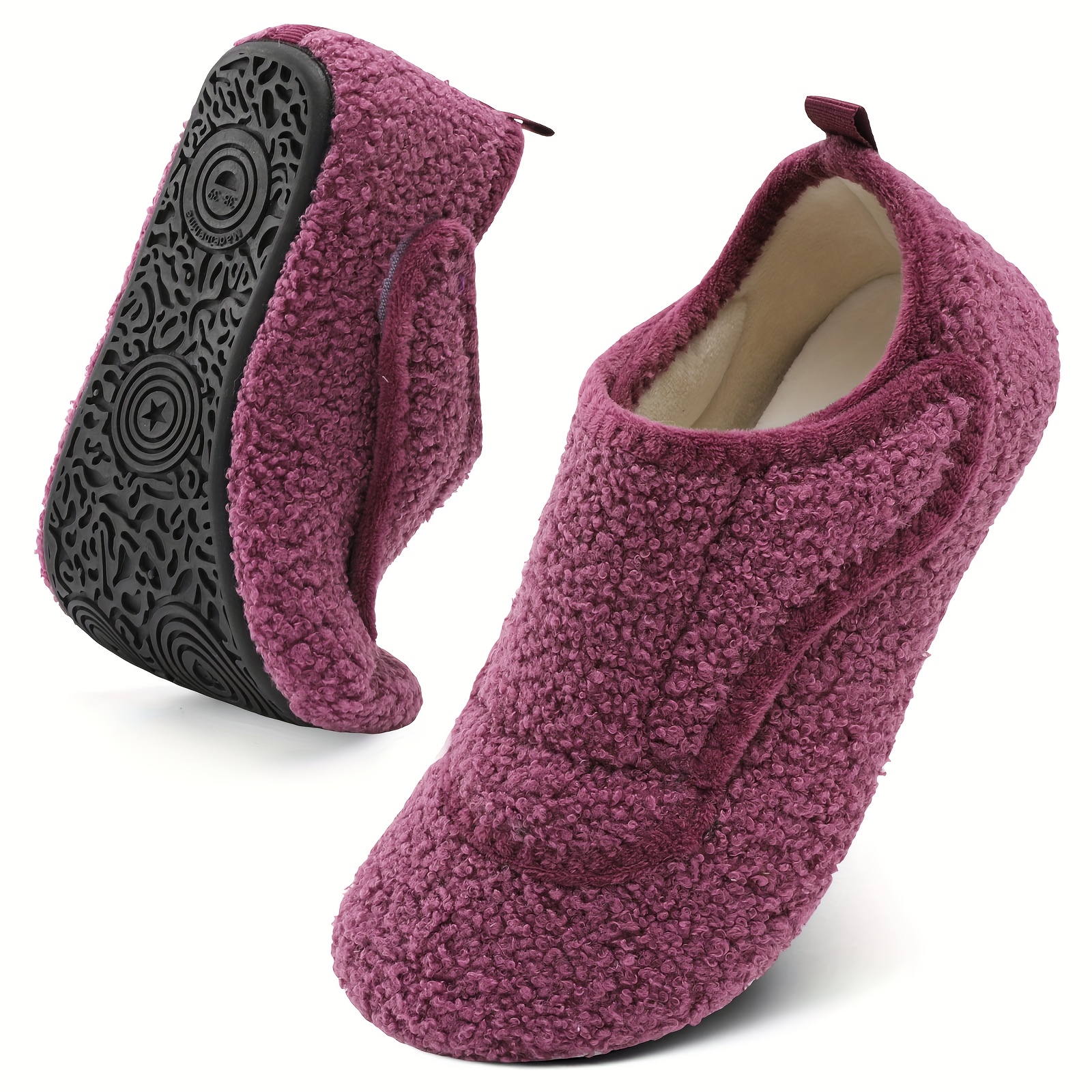 Womens Wide Slippers | Multi-Color Flat Shoes