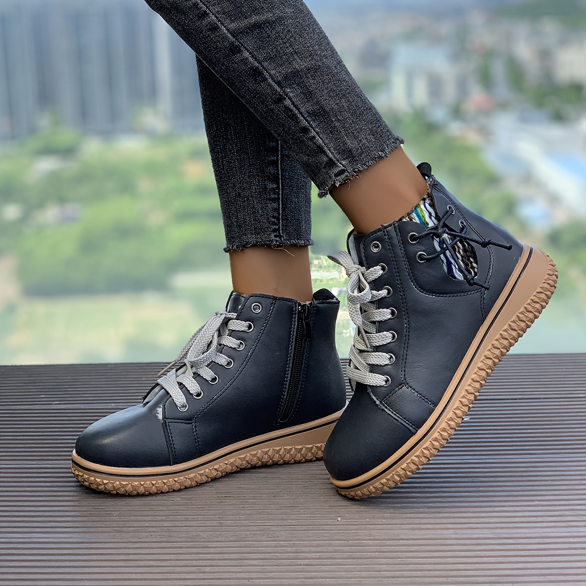 Women's Lace-Up Ankle Boots