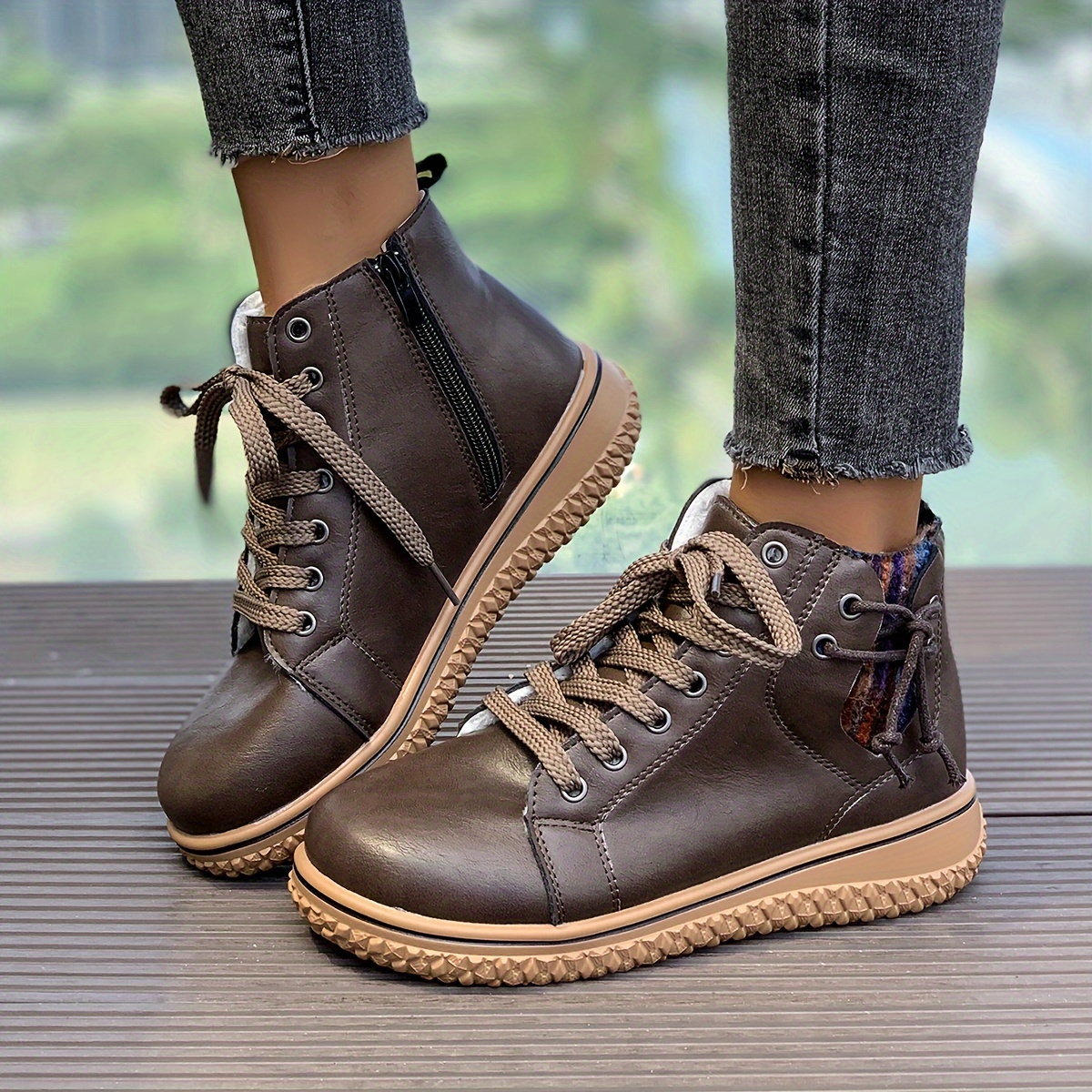 Women's Lace-Up Ankle Boots