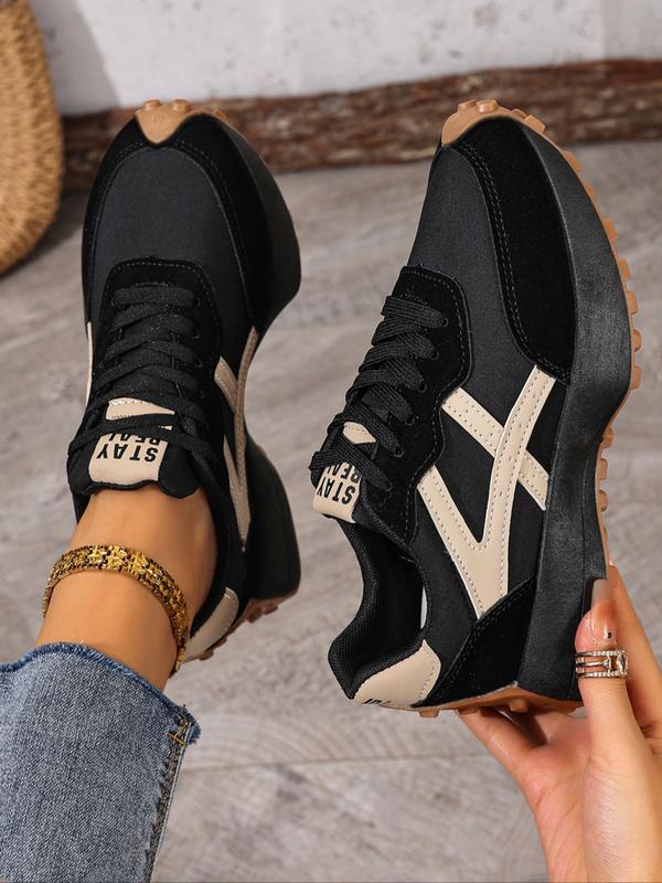 Women's Lace-Up Trainers Plus Size Sneakers