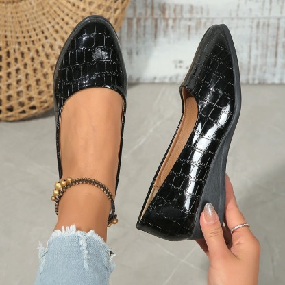 Women's Faux Leather Loafers