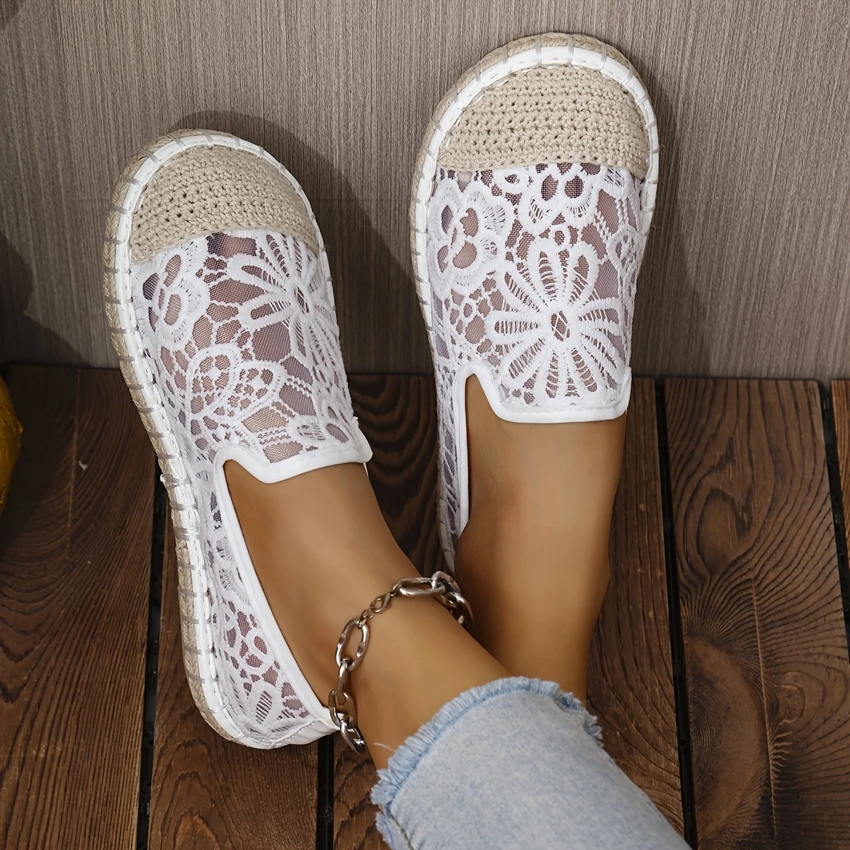 Breathable Mesh Slip-On Loafers