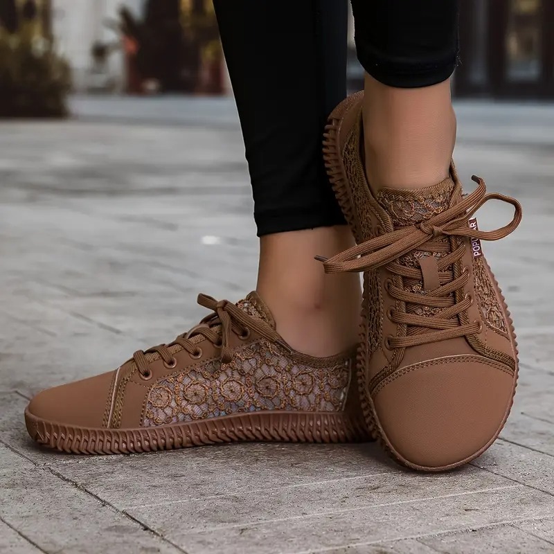 Breathable Mesh Fabric Slip-on Loafers