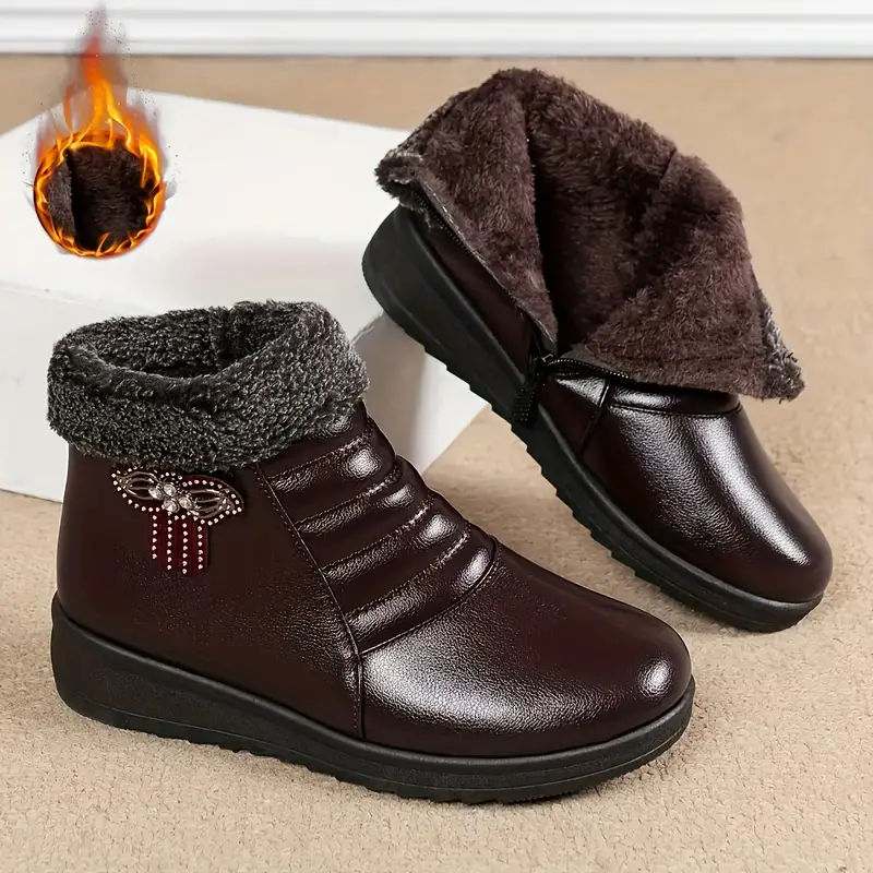 Women's Cozy Fleece-Lined Winter Boots