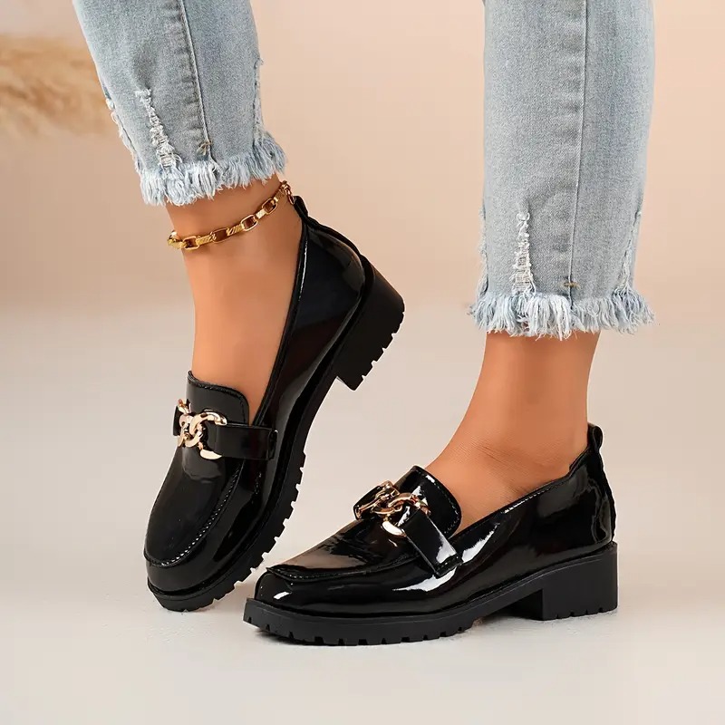 Women's Buckle Slip-on Loafers