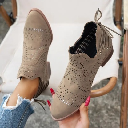 Women's Chic Slip-On Ankle Boots