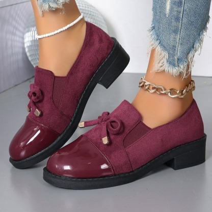 Women's Thick-soled High-heeled Loafer
