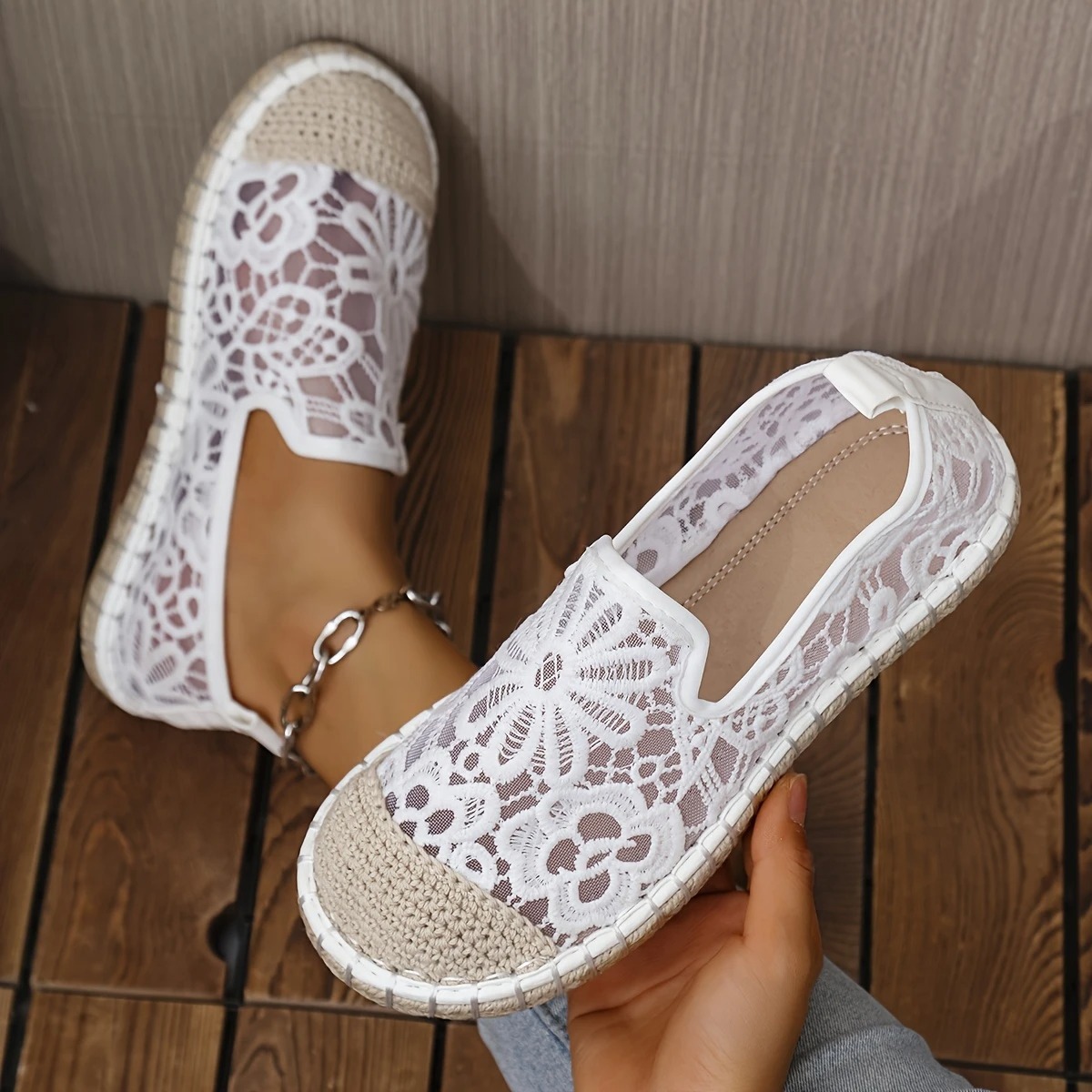 Breathable Mesh Slip-On Loafers