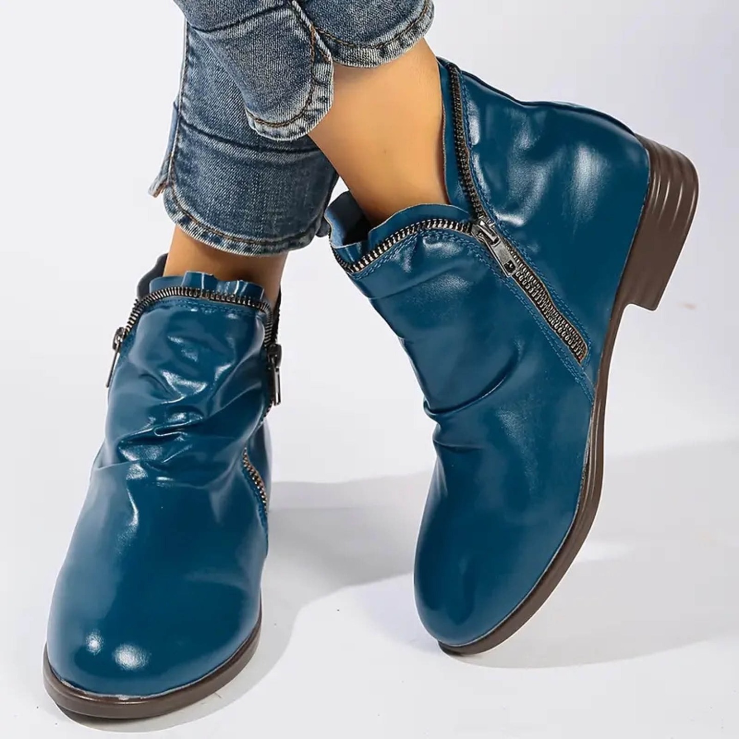 Women's Classic Double-Zip Ankle Boots