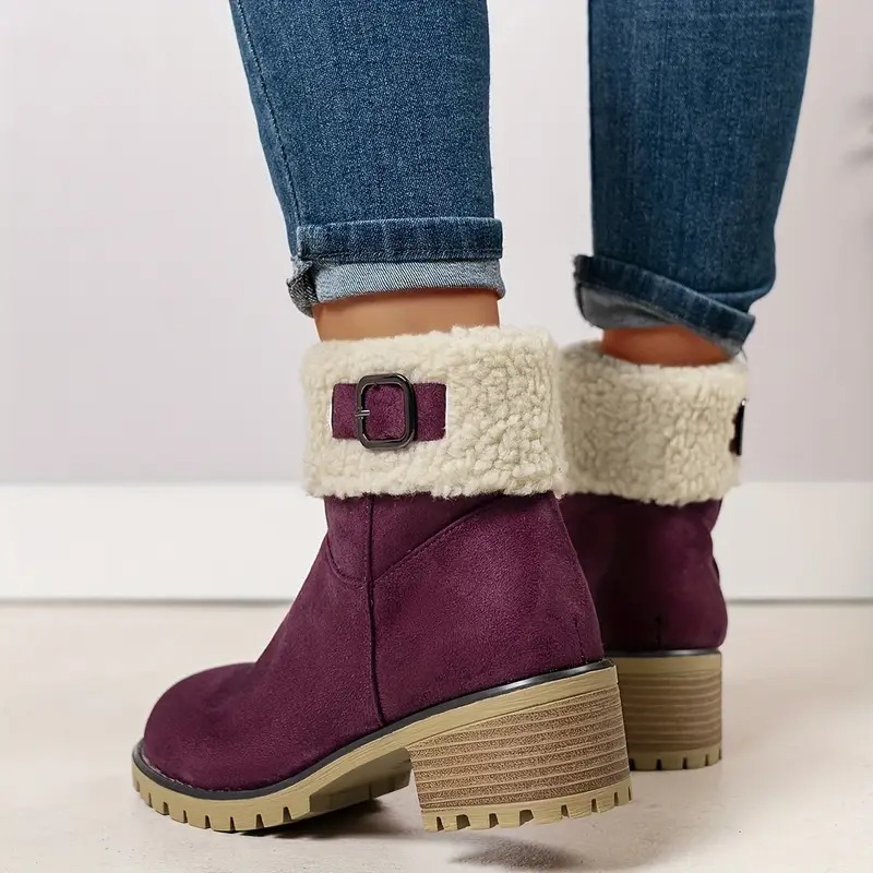 Comfy Lining Warm Ankle Boots