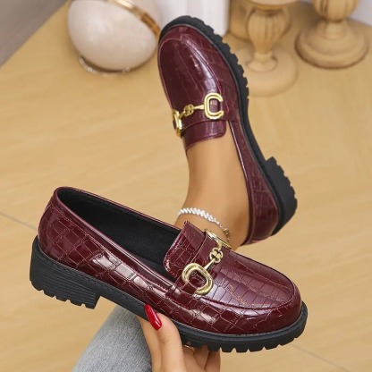 Women's Buckle Slip-on Loafers