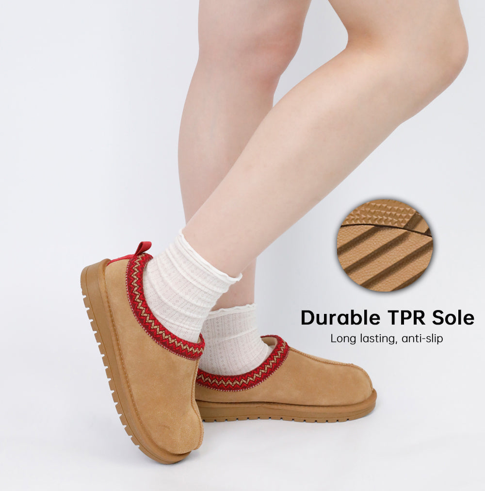 Women's Leather Outdoor Suede Slippers