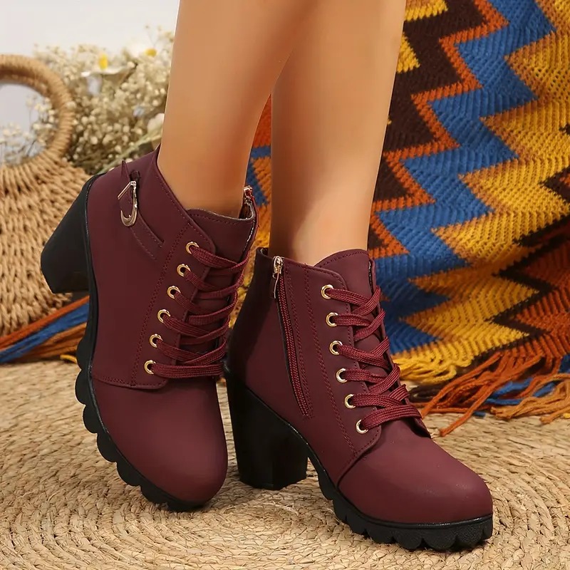 Women's Retro Chic Ankle Boots