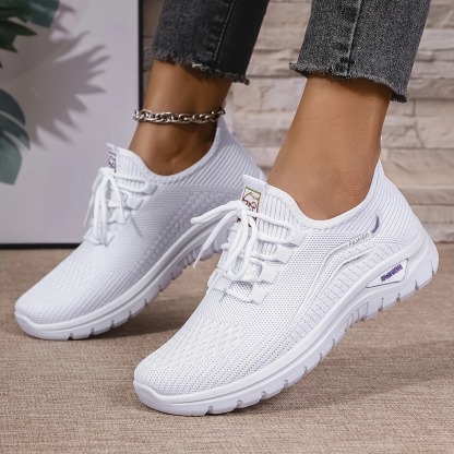 Women's Casual Lace-Up Sneakers