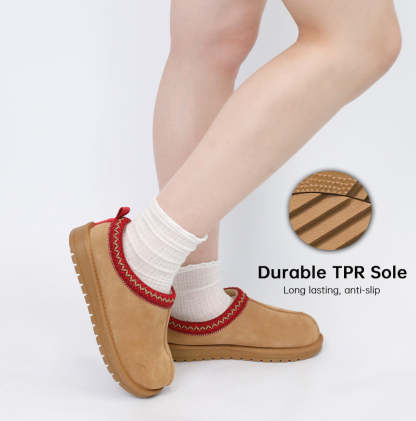 Women's Leather Outdoor Suede Slippers
