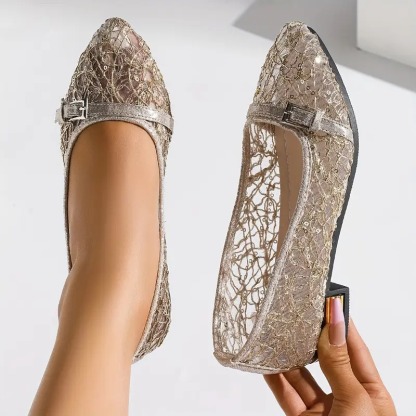 Women's Casual Mesh Lace Loafers