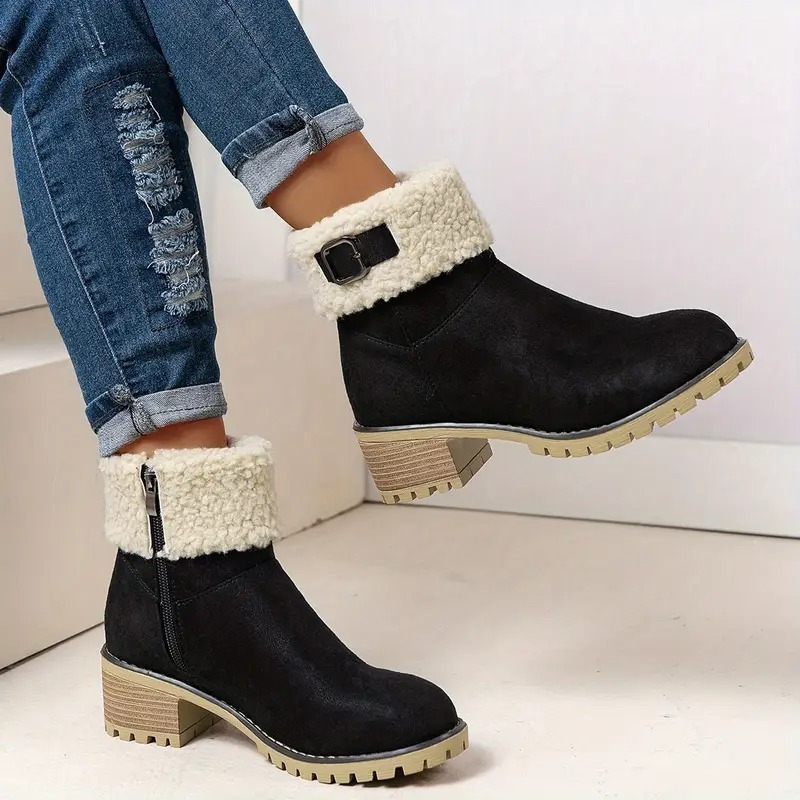 Comfy Lining Warm Ankle Boots
