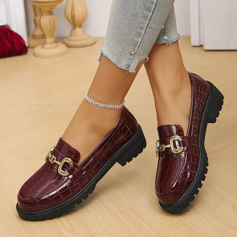Women's Buckle Slip-on Loafers