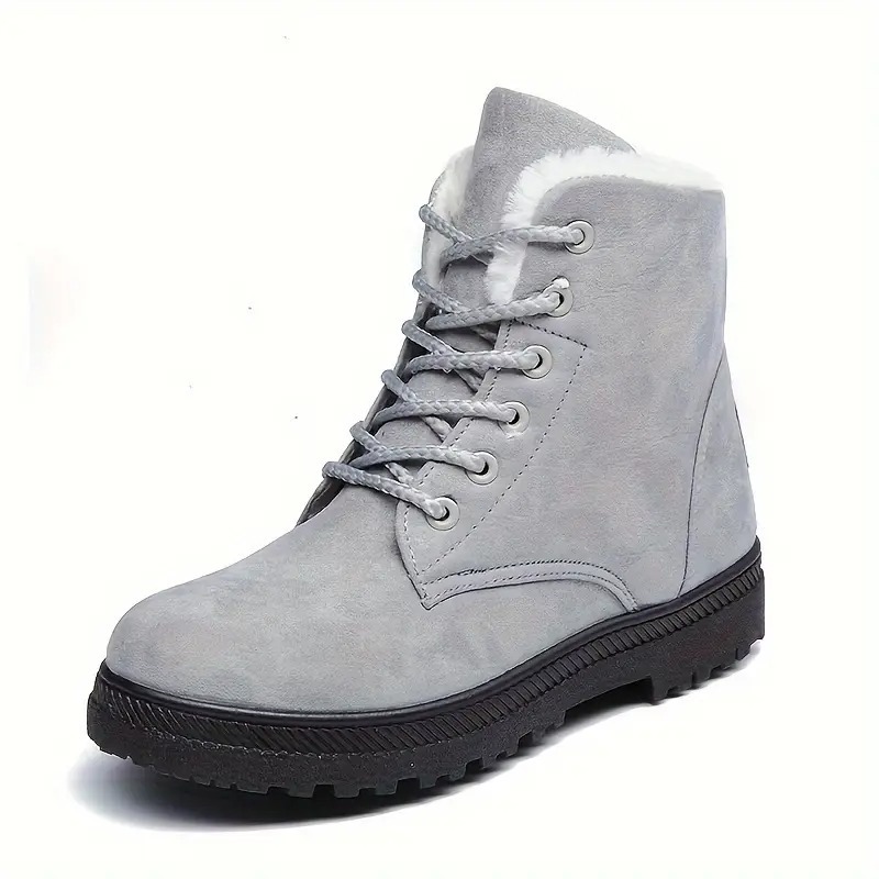 Women's Warm Lace-Up Ankle Boots