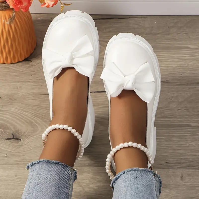 Women's Solid Color Elegant Loafers