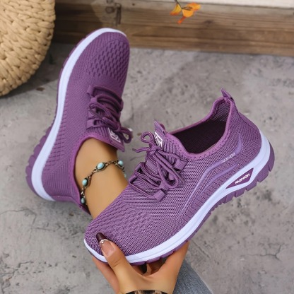Women's Casual Lace-Up Sneakers