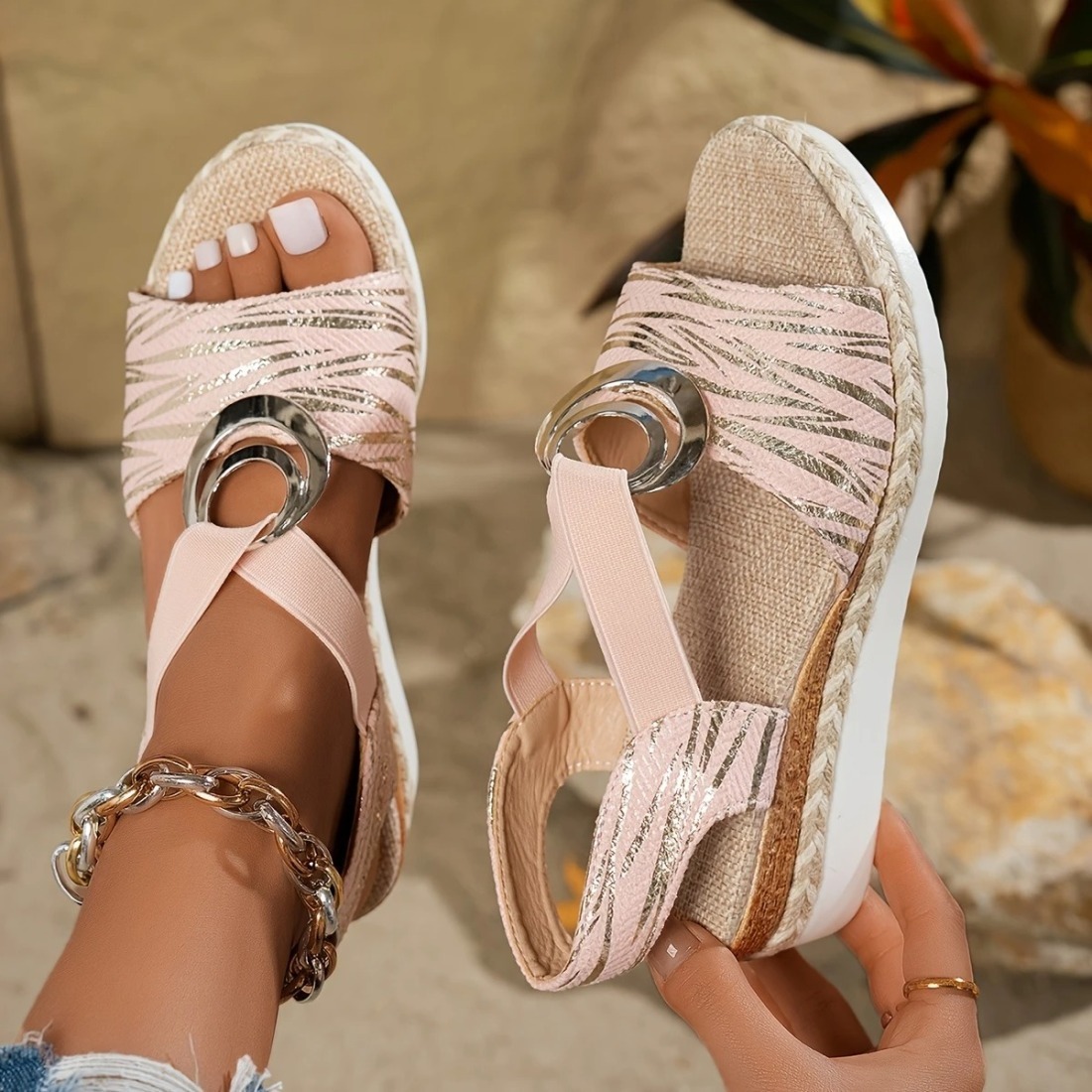 Women's Espadrille Wedge Sandals