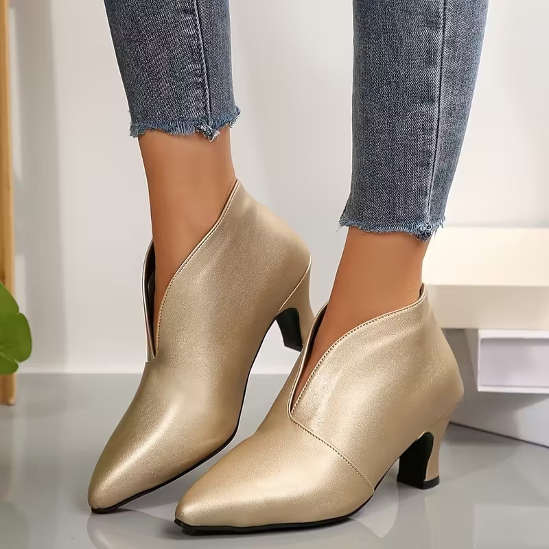 Women's Elegant Sophisticated Ankle Boots
