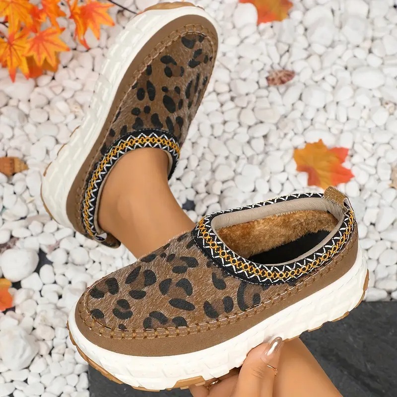 Women's Slip-On Moccasin Platform Shoes