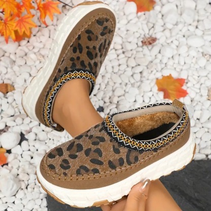 Women's Slip-On Moccasin Platform Shoes