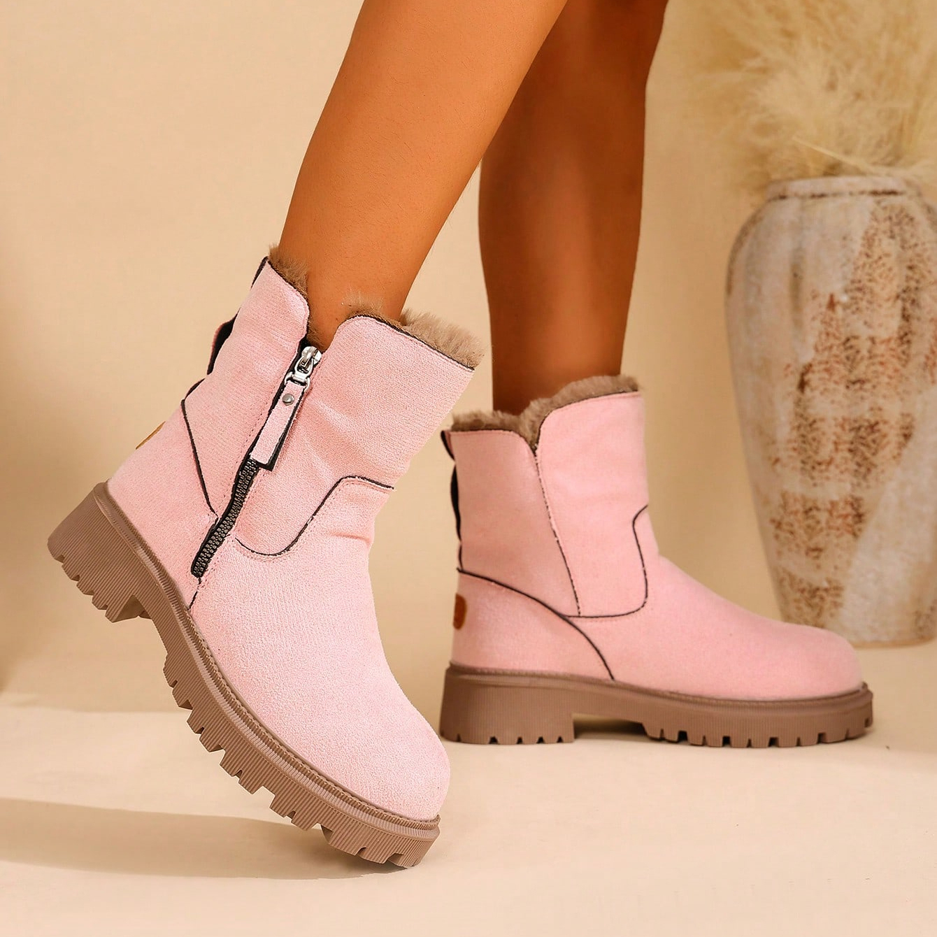 Women's Height-Increasing Snow Boots