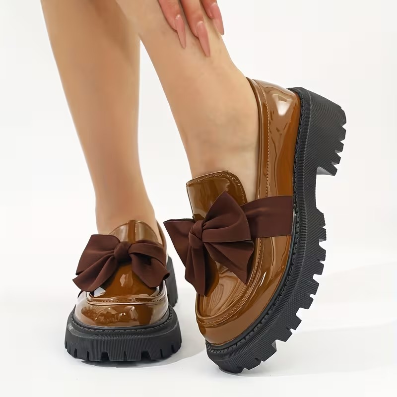 Women's British Vintage Penny Loafers