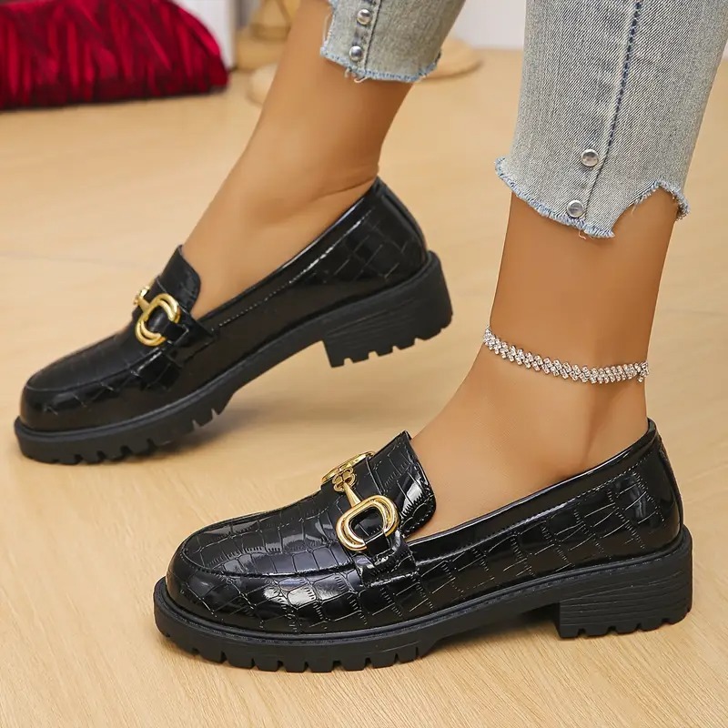 Women's Buckle Slip-on Loafers