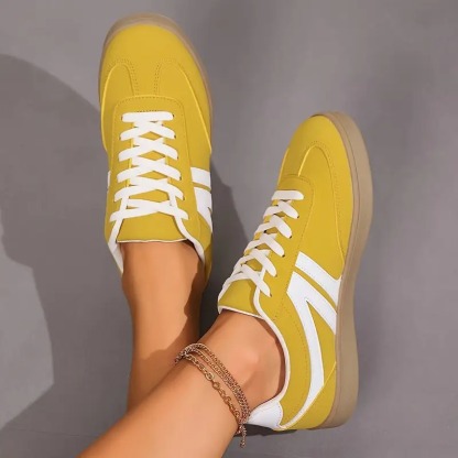 Women's Solid Color Casual Sneakers