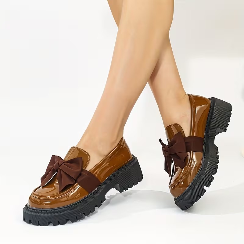 Women's British Vintage Penny Loafers