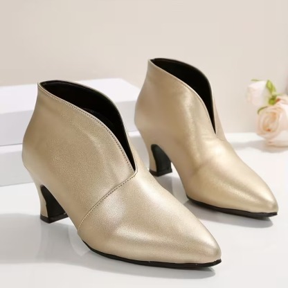 Women's Elegant Sophisticated Ankle Boots