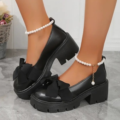 Women's Solid Color Elegant Loafers